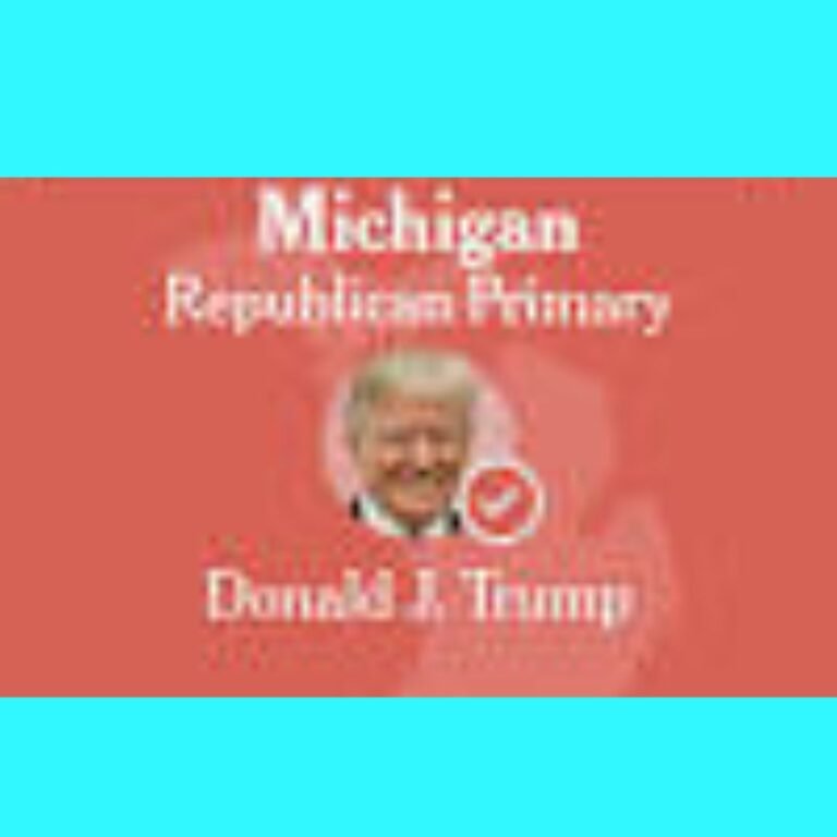 Michigan Republican Primary Election Results